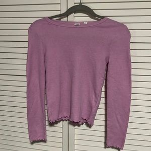 Girls Gap waffle tee